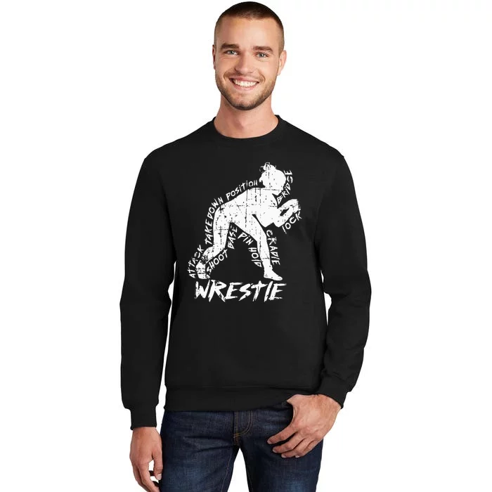 High School Wrestling Mom Dad Gift for Girl Wrestling Sweatshirt