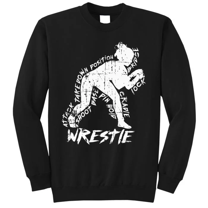 High School Wrestling Mom Dad Gift for Girl Wrestling Sweatshirt