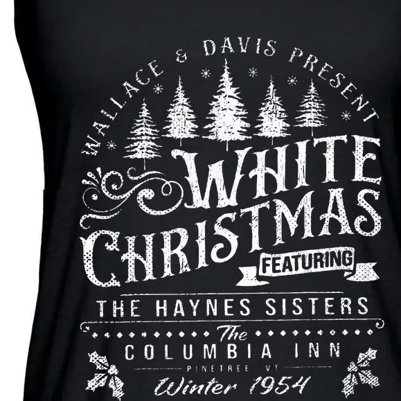 Haynes Sisters White Christmas Movie Merchandise Xmas Ladies Essential Flowy Tank