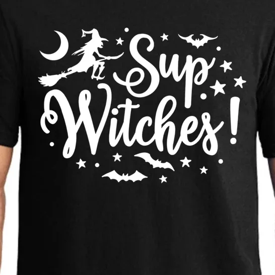 Halloween Sup Witches Funny Witchy Wiccan Witchcraft Gift Pajama Set