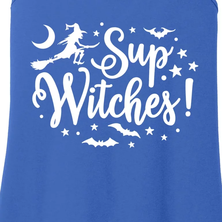 Halloween Sup Witches Funny Witchy Wiccan Witchcraft Gift Ladies Essential Tank