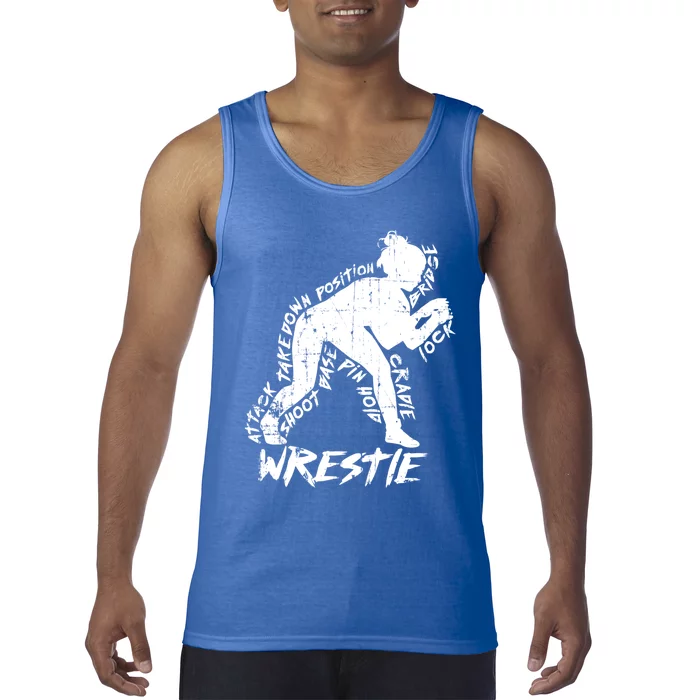 High School Wrestling Mom Dad Gift Wrestling Gift Tank Top