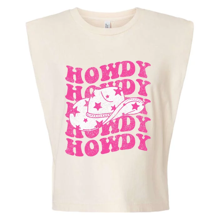 Howdy Southern Western Country Rodeo Garment-Dyed Women's Muscle Tee