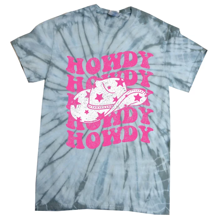 Howdy Southern Western Country Rodeo Tie-Dye T-Shirt