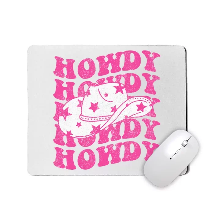 Howdy Southern Western Country Rodeo Mousepad