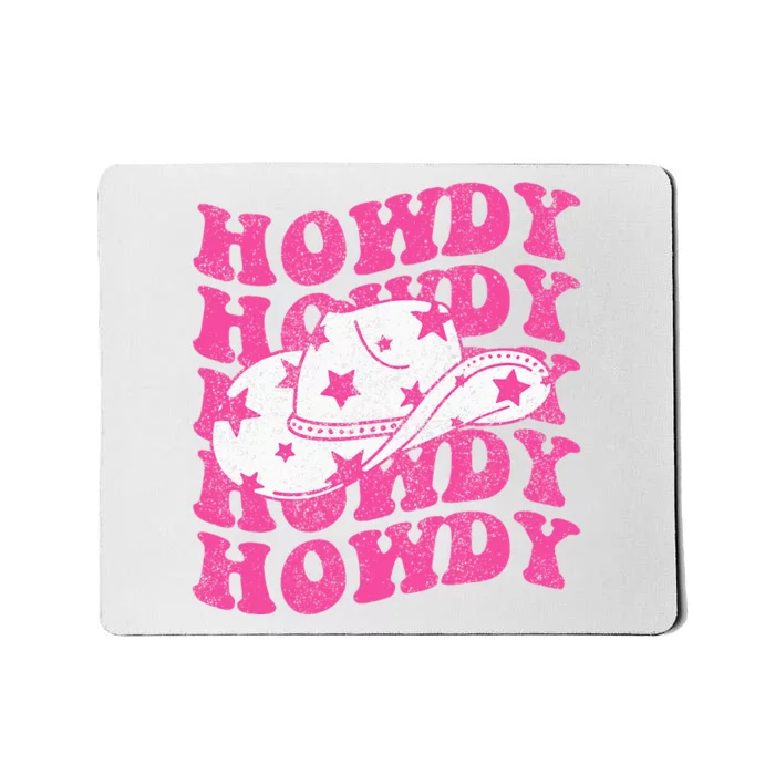 Howdy Southern Western Country Rodeo Mousepad