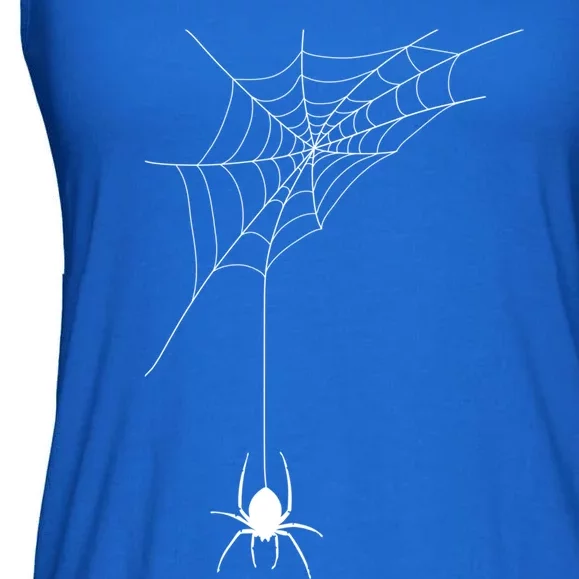 Halloween Spider Web Graphic Cool Gift Ladies Essential Flowy Tank