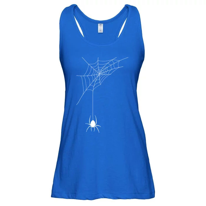 Halloween Spider Web Graphic Cool Gift Ladies Essential Flowy Tank