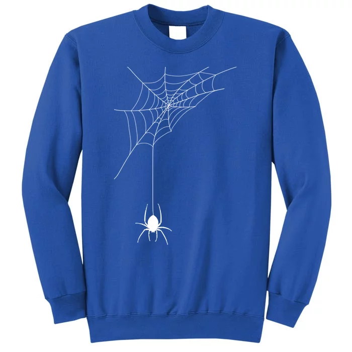 Halloween Spider Web Graphic Cool Gift Tall Sweatshirt