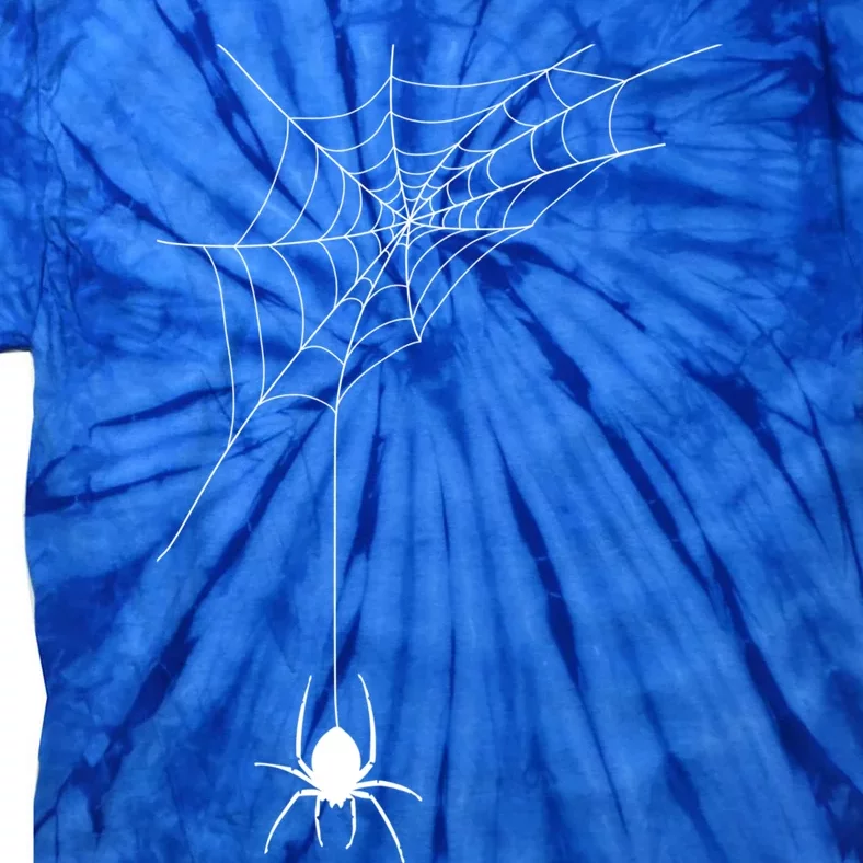 Halloween Spider Web Graphic Cool Gift Tie-Dye T-Shirt