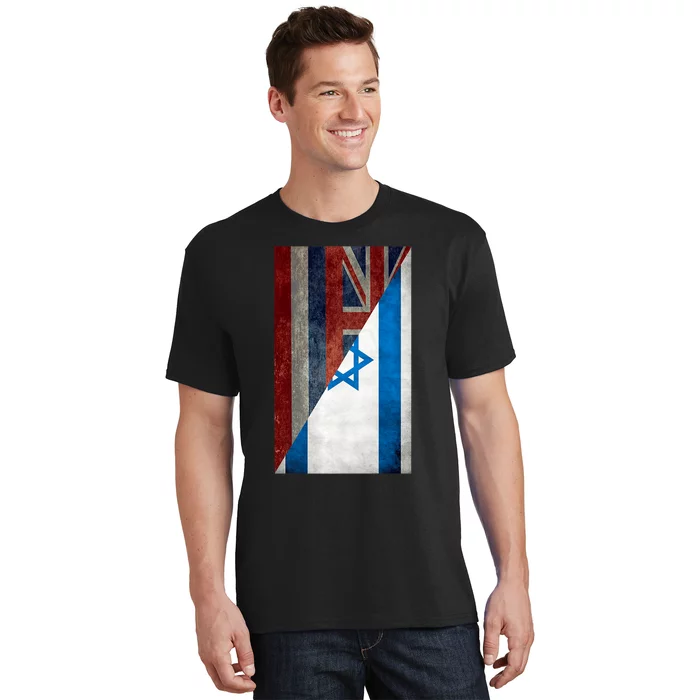 Hawaii Stands With Israeli Flag Hawaii Flag T-Shirt