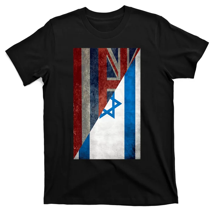 Hawaii Stands With Israeli Flag Hawaii Flag T-Shirt