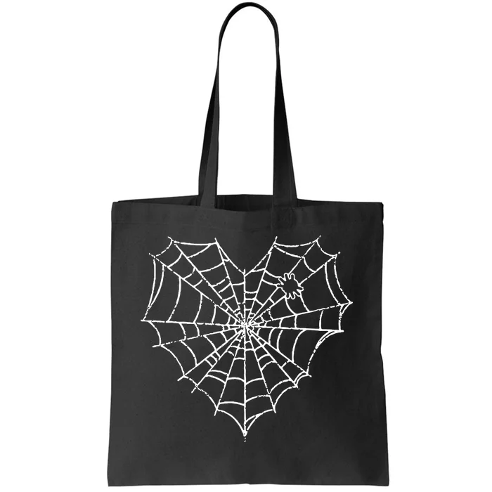 Halloween Spider Web Costume Cute Heart Spider Web Tote Bag