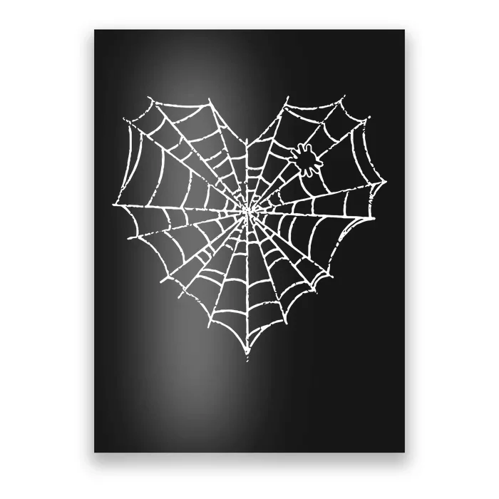 Halloween Spider Web Costume Cute Heart Spider Web Poster