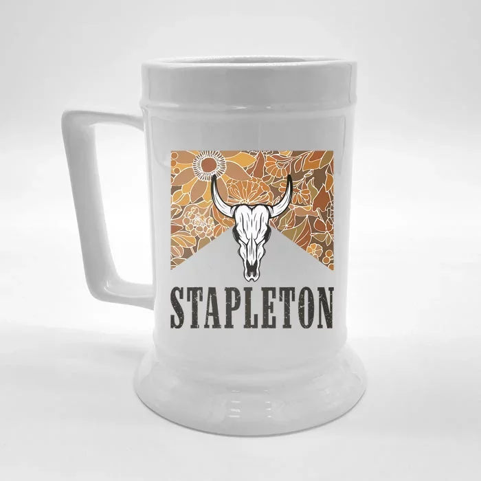 Howdy S.T.A.P.L.E.T.O.N Western S.T.A.P.L.E.T.O.N Punchy Cowboy Front & Back Beer Stein