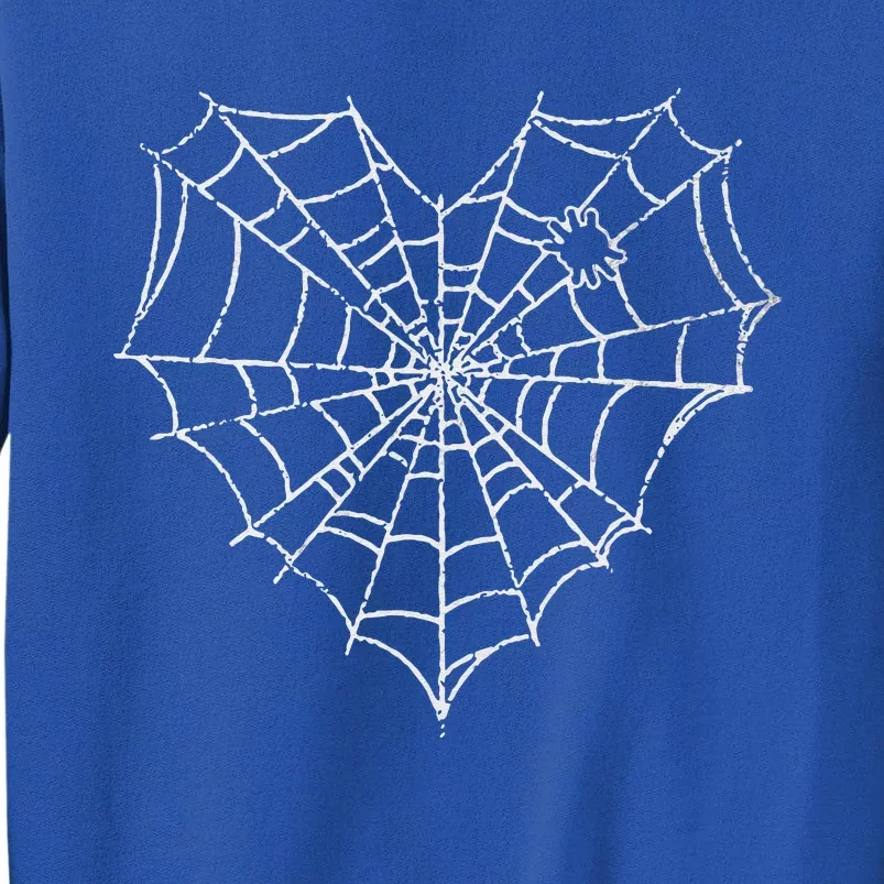 Halloween Spider Web Costume Cute Heart Spider Web Tall Sweatshirt