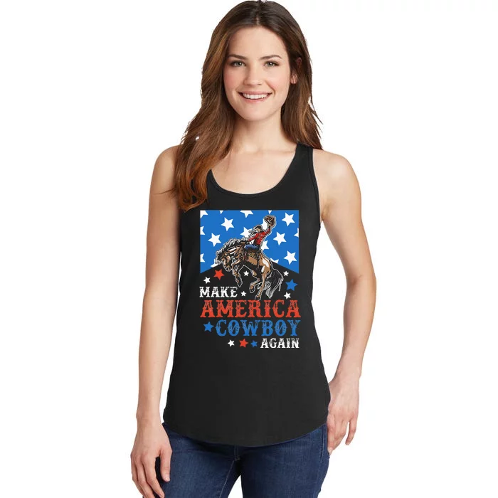 Howdy Southern Western Country Rodeo Cowboy Ladies Essential Tank