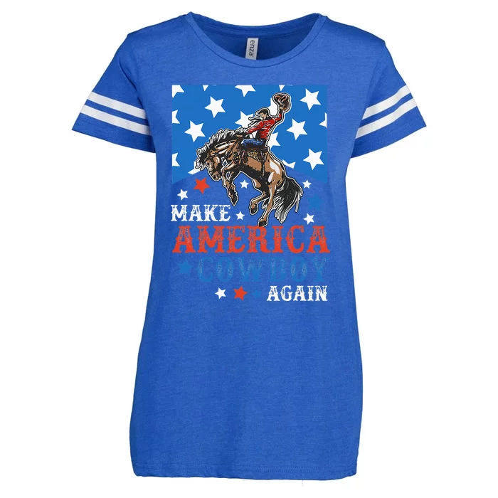 Howdy Southern Western Country Rodeo Cowboy Enza Ladies Jersey Football T-Shirt