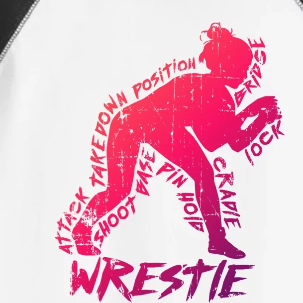 High School Wrestling Mom Dad Gift Wrestling Gift Toddler Fine Jersey T-Shirt