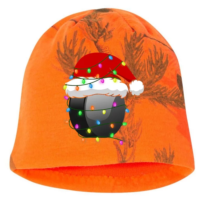 Hockey Sport Xmas Santa Hat Christmas Holidays Great Gift Kati - Camo Knit Beanie