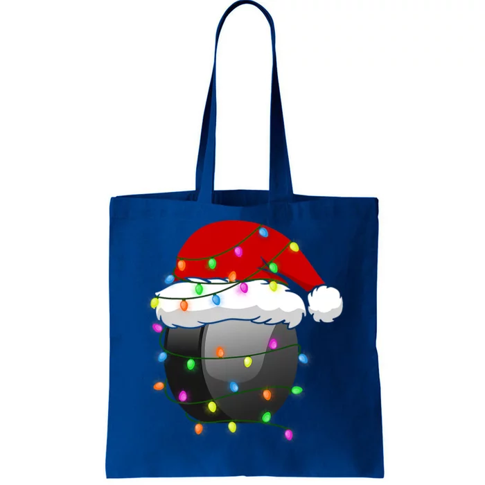 Hockey Sport Xmas Santa Hat Christmas Holidays Great Gift Tote Bag