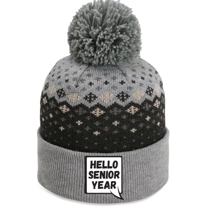 Hello Senior Year Gift Graduation Gift The Baniff Cuffed Pom Beanie