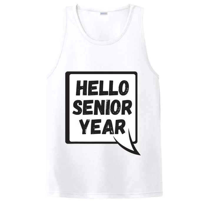 Hello Senior Year Gift Graduation Gift Performance Tank