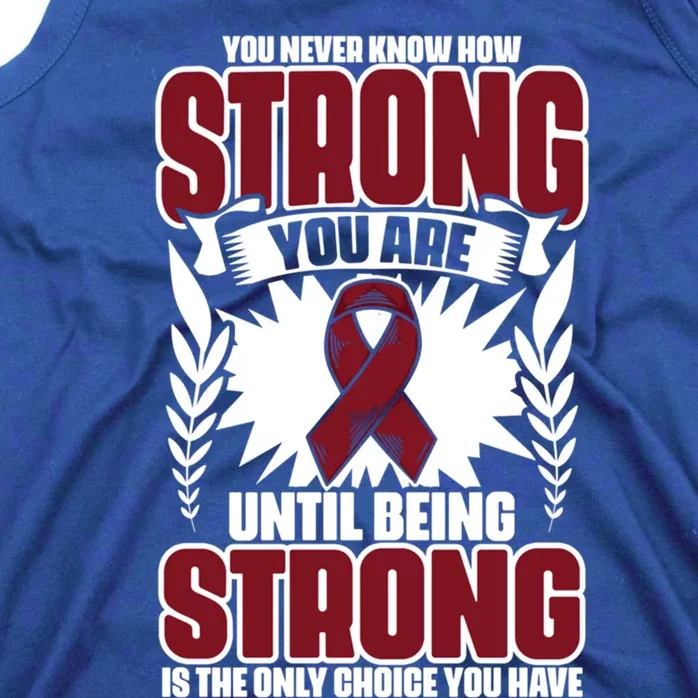 How Strong You Are Support Multiple Myeloma Survivor Gift Tank Top