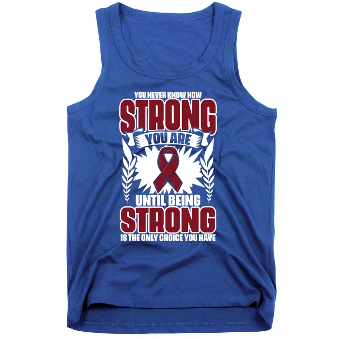 How Strong You Are Support Multiple Myeloma Survivor Gift Tank Top