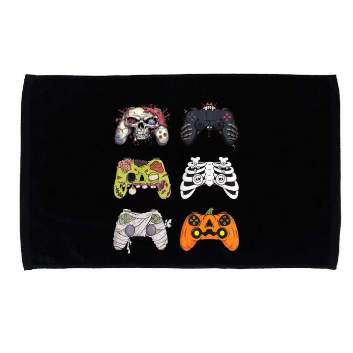 Halloween Skeleton Zombie Gaming Controllers Mummy Microfiber Hand Towel