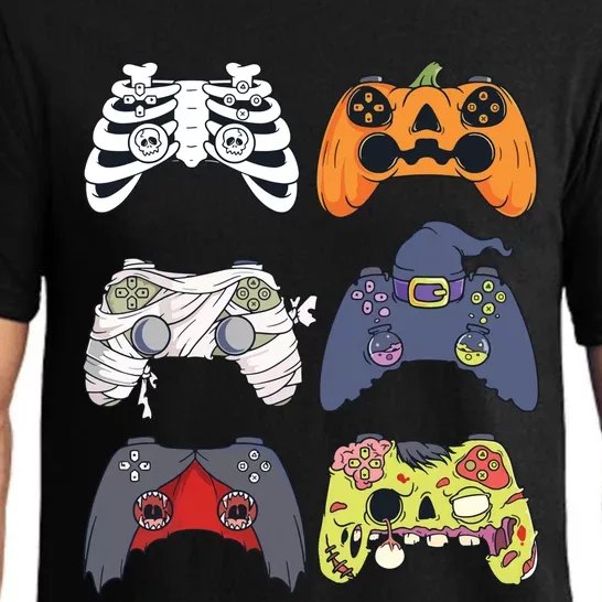 Halloween Skeleton Zombie Gaming Controllers Mummy Boy Kids 9060 Pajama Set