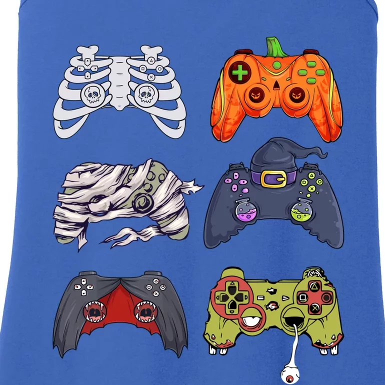 Halloween Skeleton Zombie Gaming Controllers Mummy Cute Gift Ladies Essential Tank