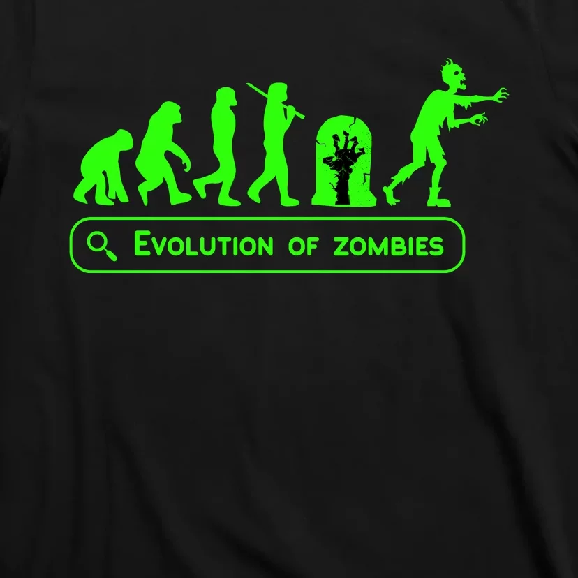 Halloween Spooky Zombie Graveyard T-Shirt