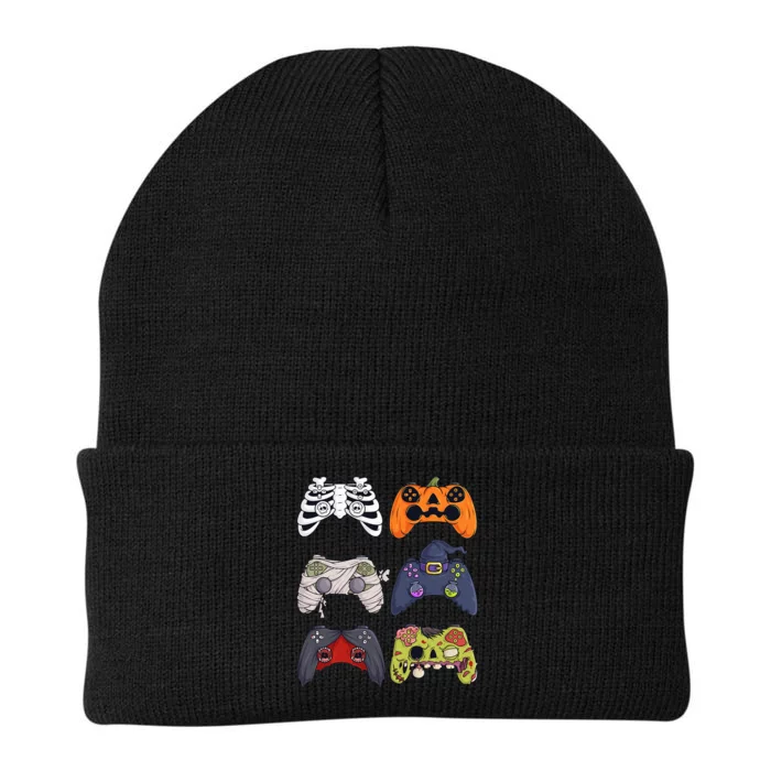 Halloween Skeleton Zombie Gaming Controllers Mummy Kids Knit Cap Winter Beanie