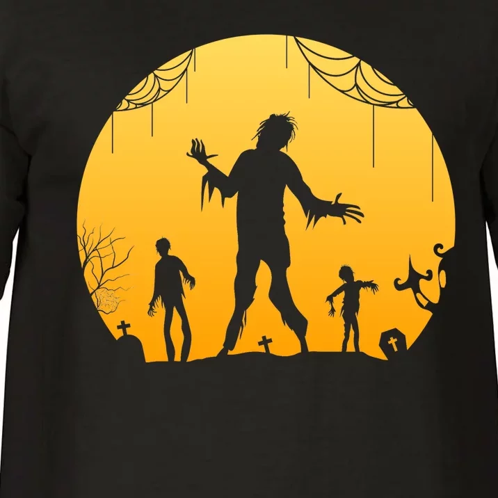 Halloween Spooky Zombie Graveyard Comfort Colors T-Shirt