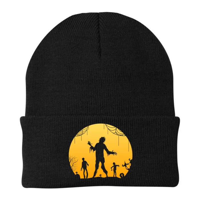 Halloween Spooky Zombie Graveyard Knit Cap Winter Beanie