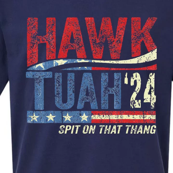 Hawk Tuah 24 Spit On That Thang Sueded Cloud Jersey T-Shirt