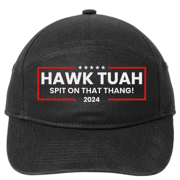 Hawk Tuah 24 Spit On That Thang 7-Panel Snapback Hat