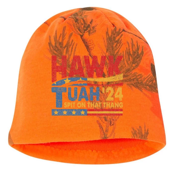 Hawk Tuah 24 Spit On That Thang Kati - Camo Knit Beanie