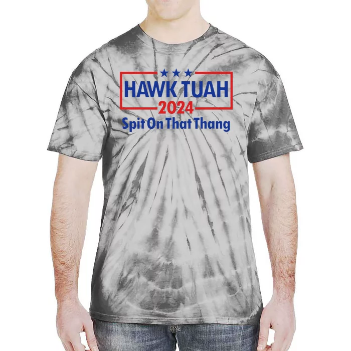 Hawk Tush 2024 Usa Flag Election Parody Tie-Dye T-Shirt