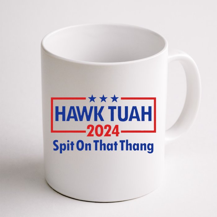 Hawk Tush 2024 Usa Flag Election Parody Front & Back Coffee Mug