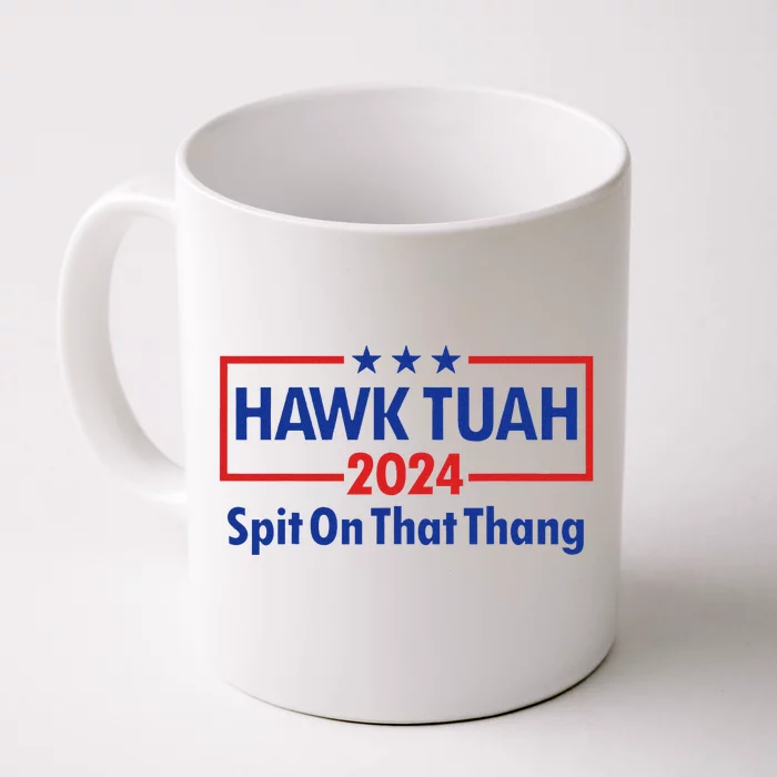 Hawk Tush 2024 Usa Flag Election Parody Front & Back Coffee Mug