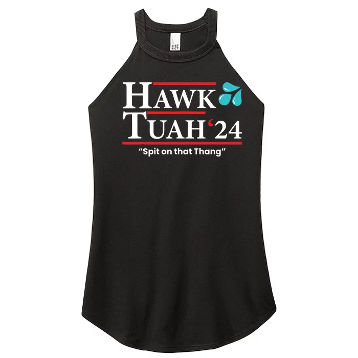 Hawk Tuah 24 Spit On That Thang Women’s Perfect Tri Rocker Tank