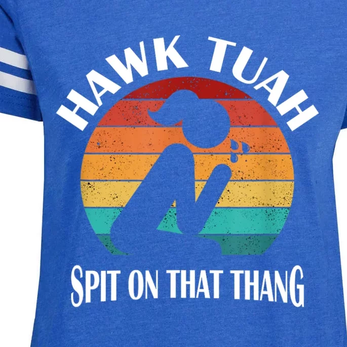 Hawk Tuah 24 Spit On That Thang Enza Ladies Jersey Football T-Shirt