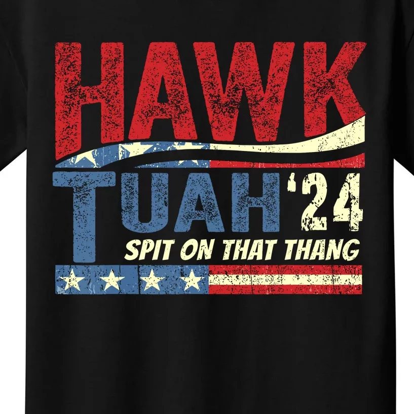 Hawk Tuah 24 Spit On That Thang Funny Saying Kids T-Shirt