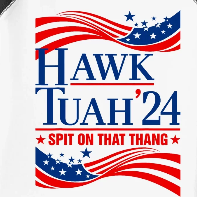 Hawk Tauh 24 Spit On That Thang Usa American Flag Meme Quote Infant Baby Jersey Bodysuit