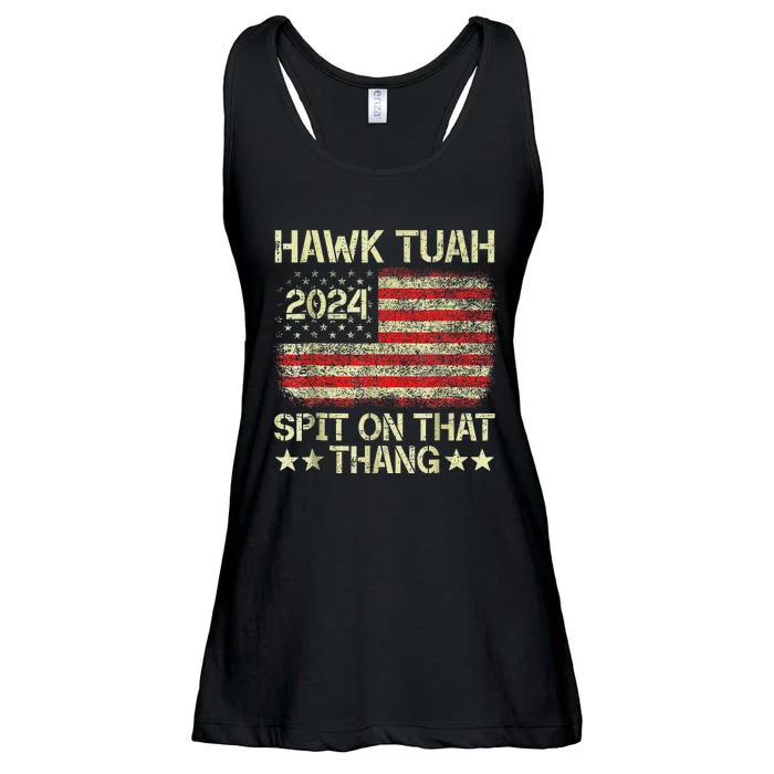 Hawk Tush 2024 Political Satire Ladies Essential Flowy Tank