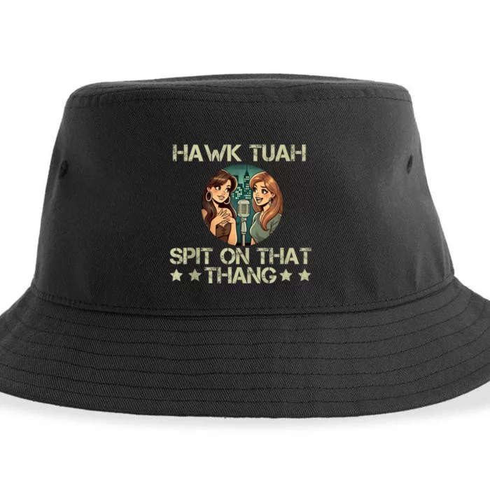 Hawk Tuah 24 Spit On That Thang Sustainable Bucket Hat