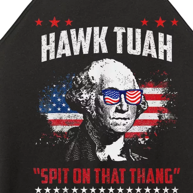 Hawk Tush 2024 Political Parody Humor Women’s Perfect Tri Rocker Tank