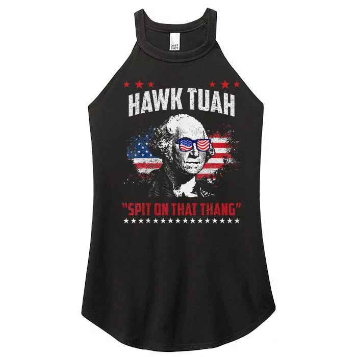 Hawk Tush 2024 Political Parody Humor Women’s Perfect Tri Rocker Tank